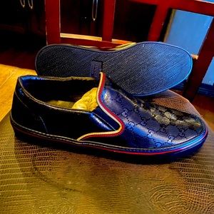 Gucci slip on boat shoes excellent condition size 12